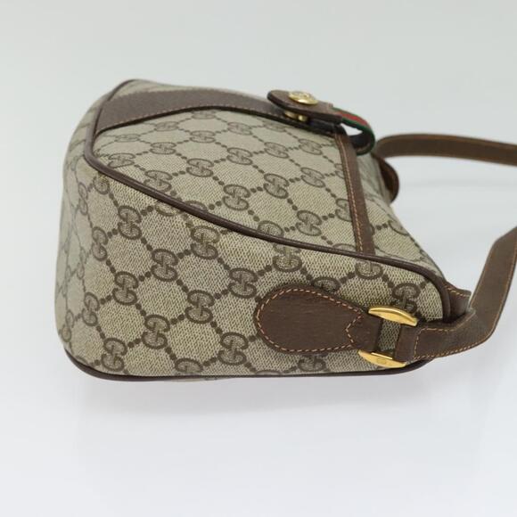 GUCCI GG Supreme Web Sherry Line Shoulder Bag Pvc Beige 89 02 032 - Picture 5 of 16